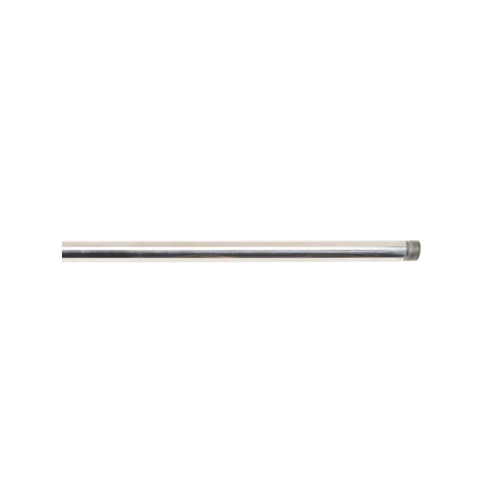 Shakespeare 4700-1 12-inch stainless steel antenna extension mounted on boat or vehicle, durable marine-grade accessory.