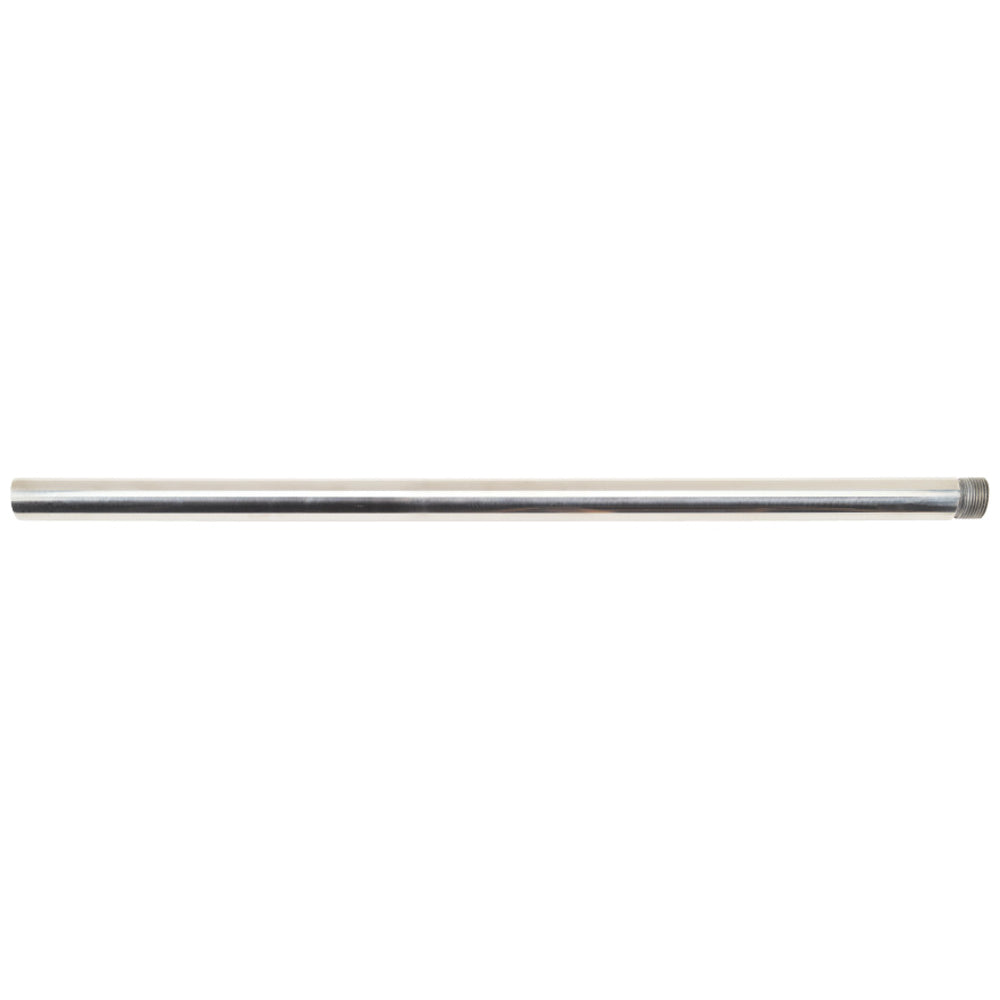 Shakespeare 4700-2 24-inch stainless steel antenna extension mounted on an antenna mount for marine or communication use