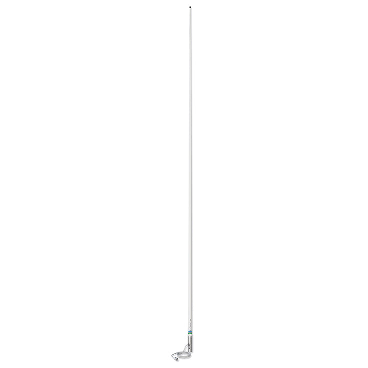 Shakespeare 5101-8 Classic VHF antenna with 15-foot RG-58 cable in white, designed for marine radio communication.