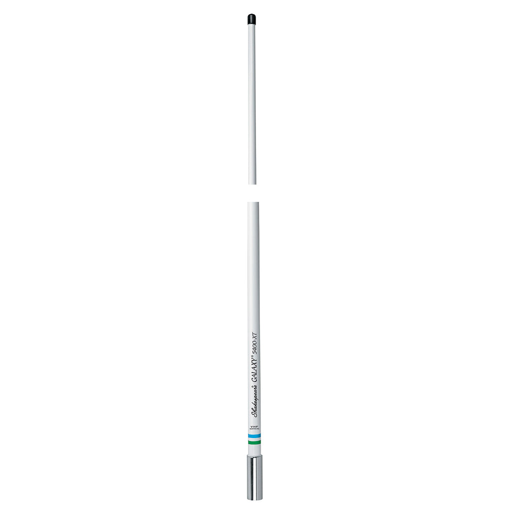 Shakespeare 5400-XT Galaxy 4' VHF antenna with 3dB gain, black radio antenna for marine or communication use