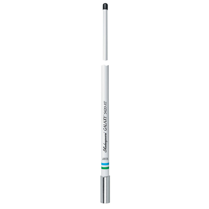 Shakespeare Galaxy 5420-XT 4-foot AM/FM radio antenna with durable design and strong signal reception.