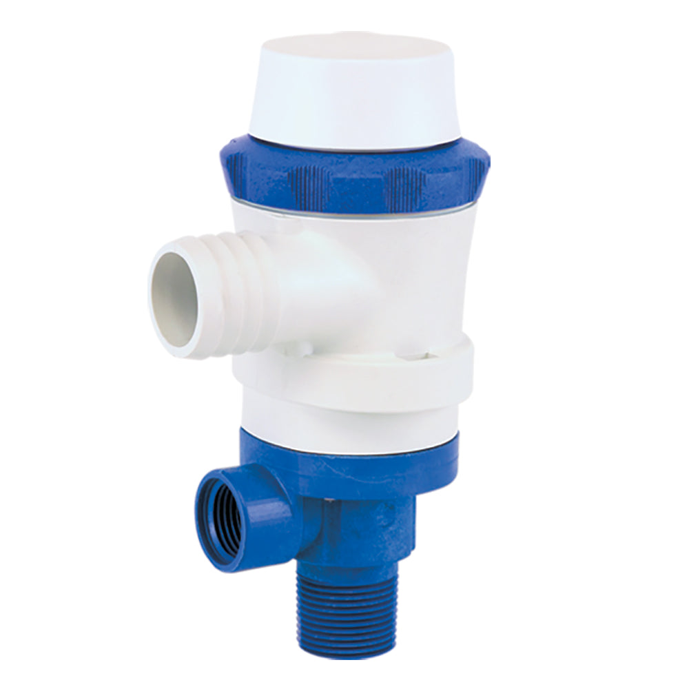 Shurflo by Pentair Piranha Livewell 1100 Pump 12 VDC with 1100 GPH capacity, compact marine livewell pump.