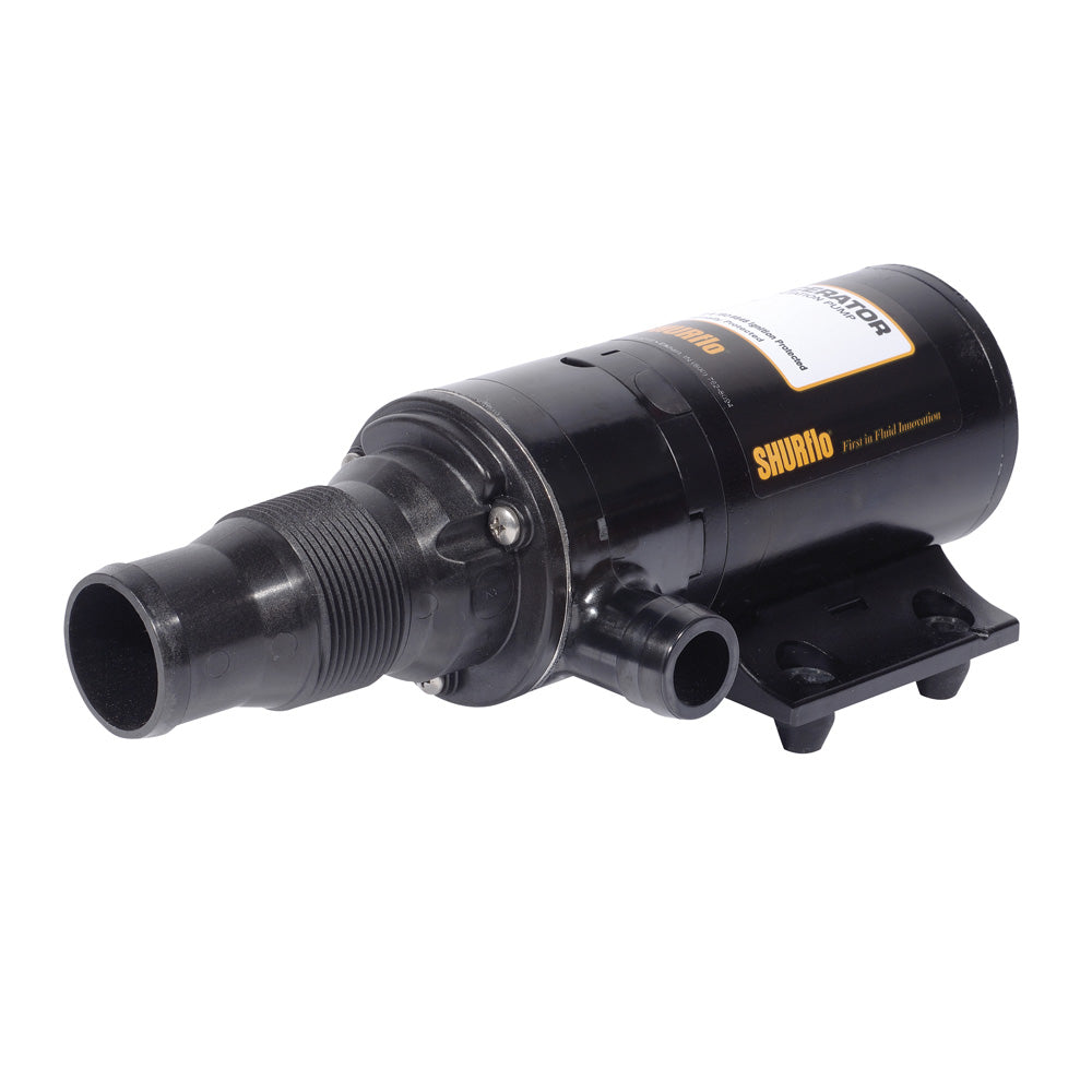 Shurflo by Pentair marine sanitation macerator pump with 180 port, 12 VDC, 13 GPM for boat waste management system