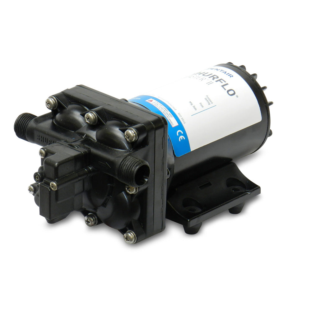 Shurflo by Pentair BLASTER II 12 VDC washdown pump with 3.5 GPM pressure for marine or industrial use.