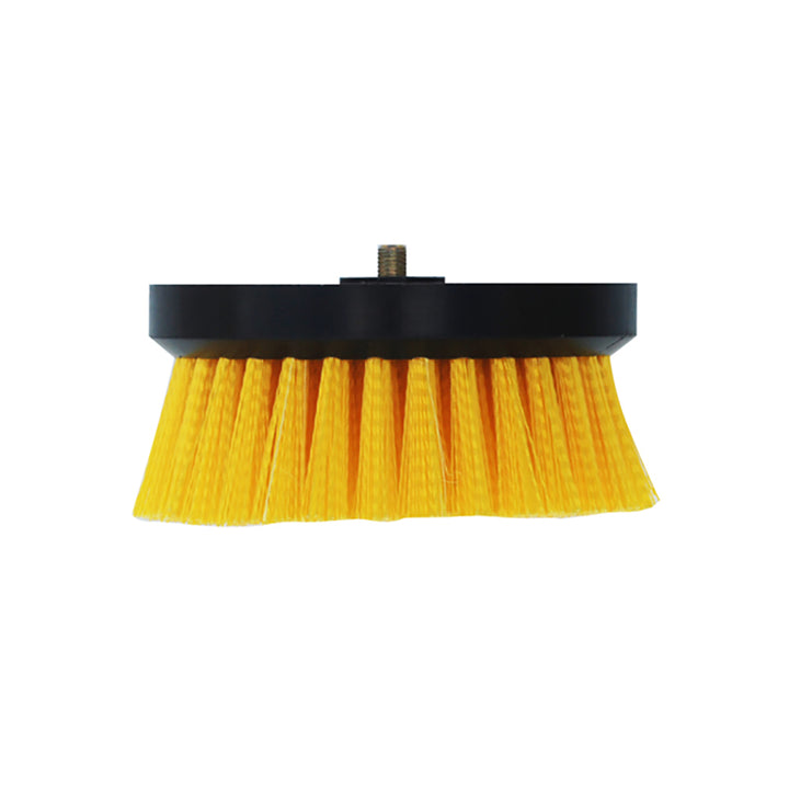 Shurhold 6-1/2-inch medium cleaning brush for dual action polishers, ideal for detailed boat and vehicle cleaning.