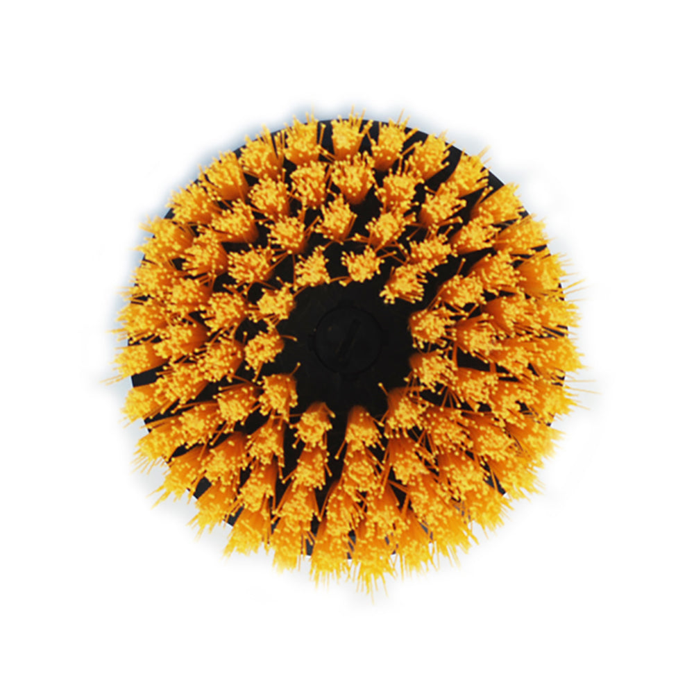 Shurhold 6-1/2-inch medium cleaning brush for dual action polisher, used for detailed cleaning and polishing tasks.