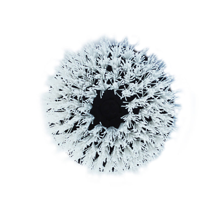 Shurhold 6-1/2 inch stiff cleaning brush for dual action polisher, ideal for detailing and surface cleaning.