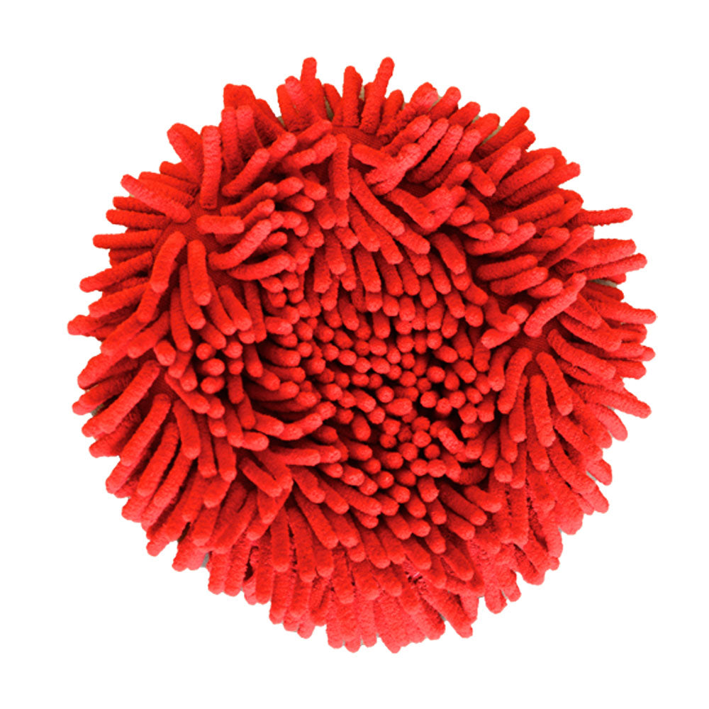Shurhold Brite Bonnett Shag Microfiber cleaning bonnet for dual action polisher, designed for effective car cleaning.