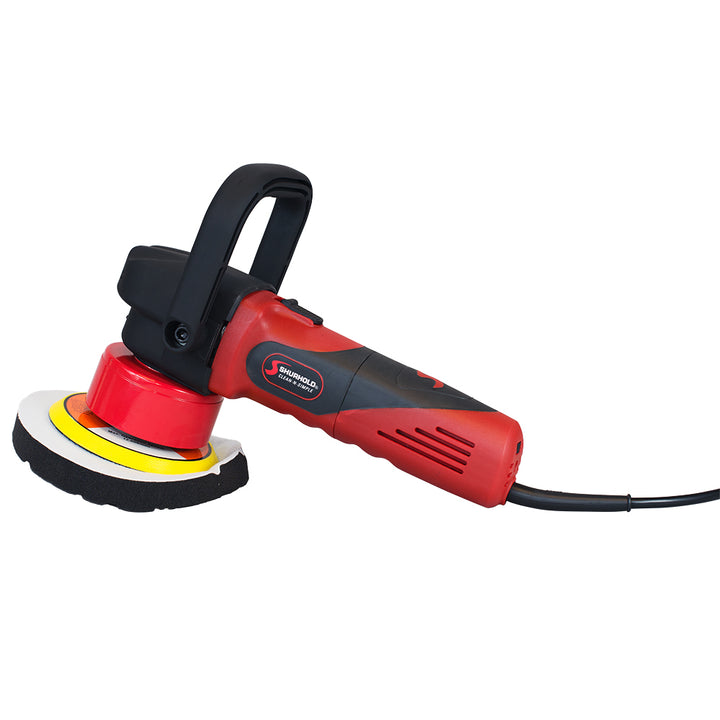 Shurhold Dual Action Polisher for cleaning, with a ergonomic handle and dual rotating heads for effective polishing and detailing.