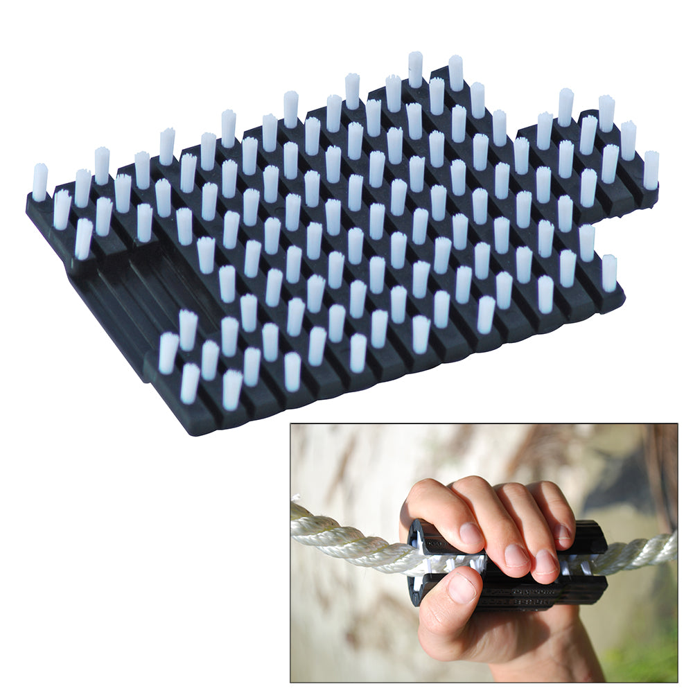 Shurhold Flexible Rope and Cord Brush for cleaning, with durable bristles and flexible design for versatile use.