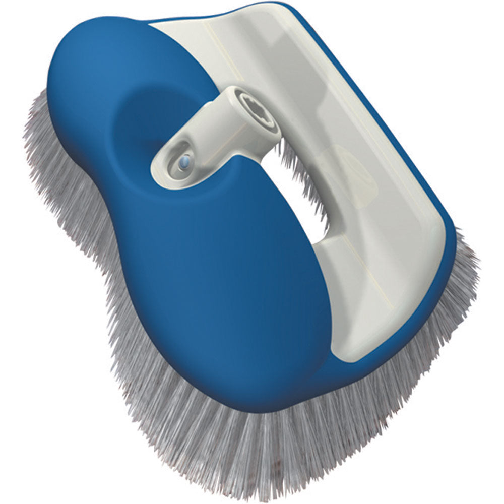 Shurhold Hammerhead Quick Release Cleaning Brush with sturdy bristles and ergonomic handle for efficient cleaning.