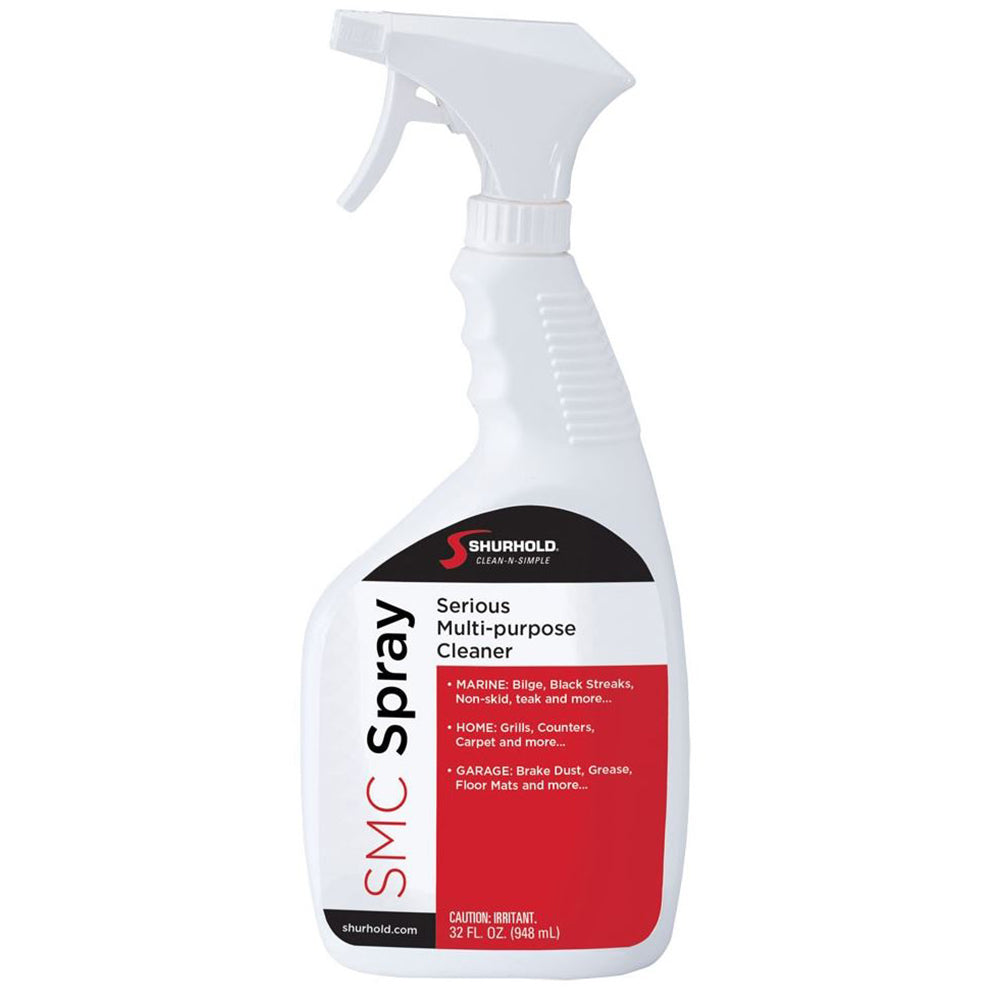 Shurhold Serious Marine Cleaner (SMC) in 32oz bottle, a cleaning product for boats and marine surfaces.