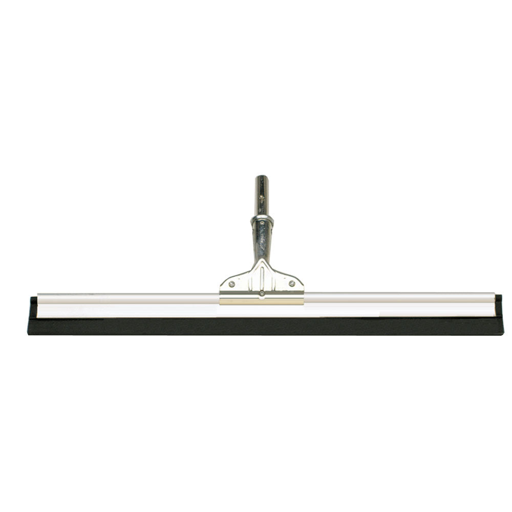 Shurhold Shur-LOK 24-inch floor squeegee for cleaning, with a sturdy handle and rubber blade for effective floor drying.