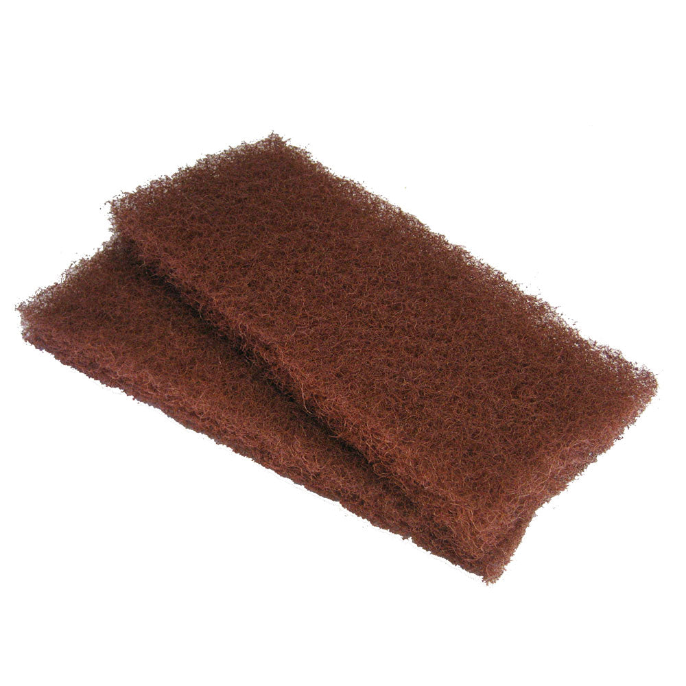Shurhold Shur-LOK Coarse Scrubber Pad, cleaning tool, shown in a 2-pack for durable scrubbing on various surfaces.