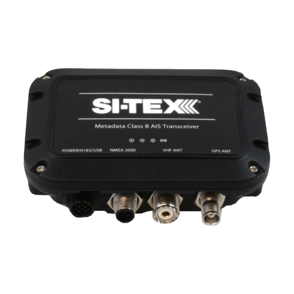 SI-TEX MDA-1 AIS transceiver with internal GPS, Class B AIS system for marine navigation and vessel tracking.