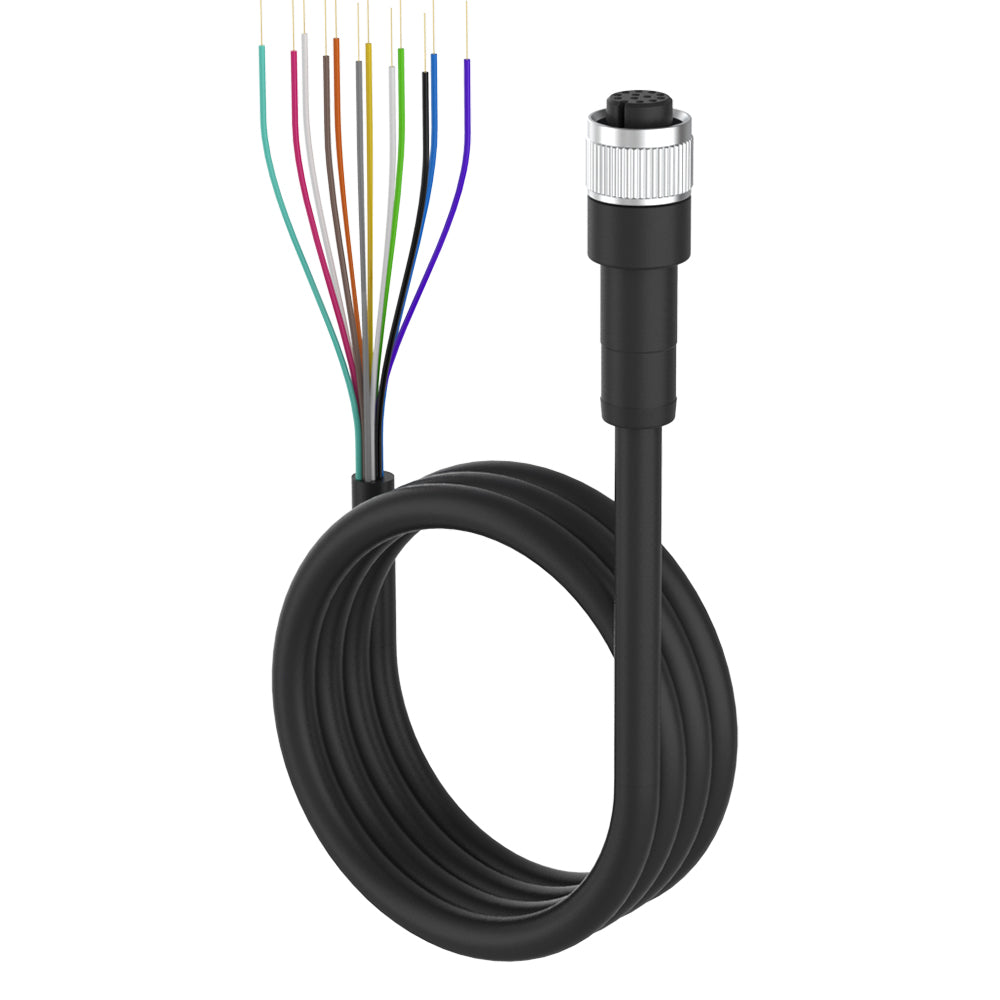 Siren Marine Wiring Cable for Siren 3 security system, black cable with connectors, used for installation in security setups.