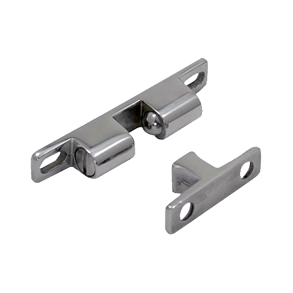 Southco adjustable stainless steel ball catch latch, durable 316 stainless steel construction for secure door or cabinet closure.