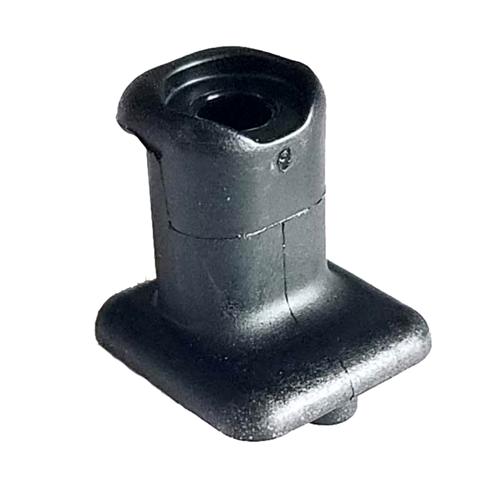 Southco Flexible T-Handle Latch Keeper with latch mechanism, black finish, and durable construction for secure locking.
