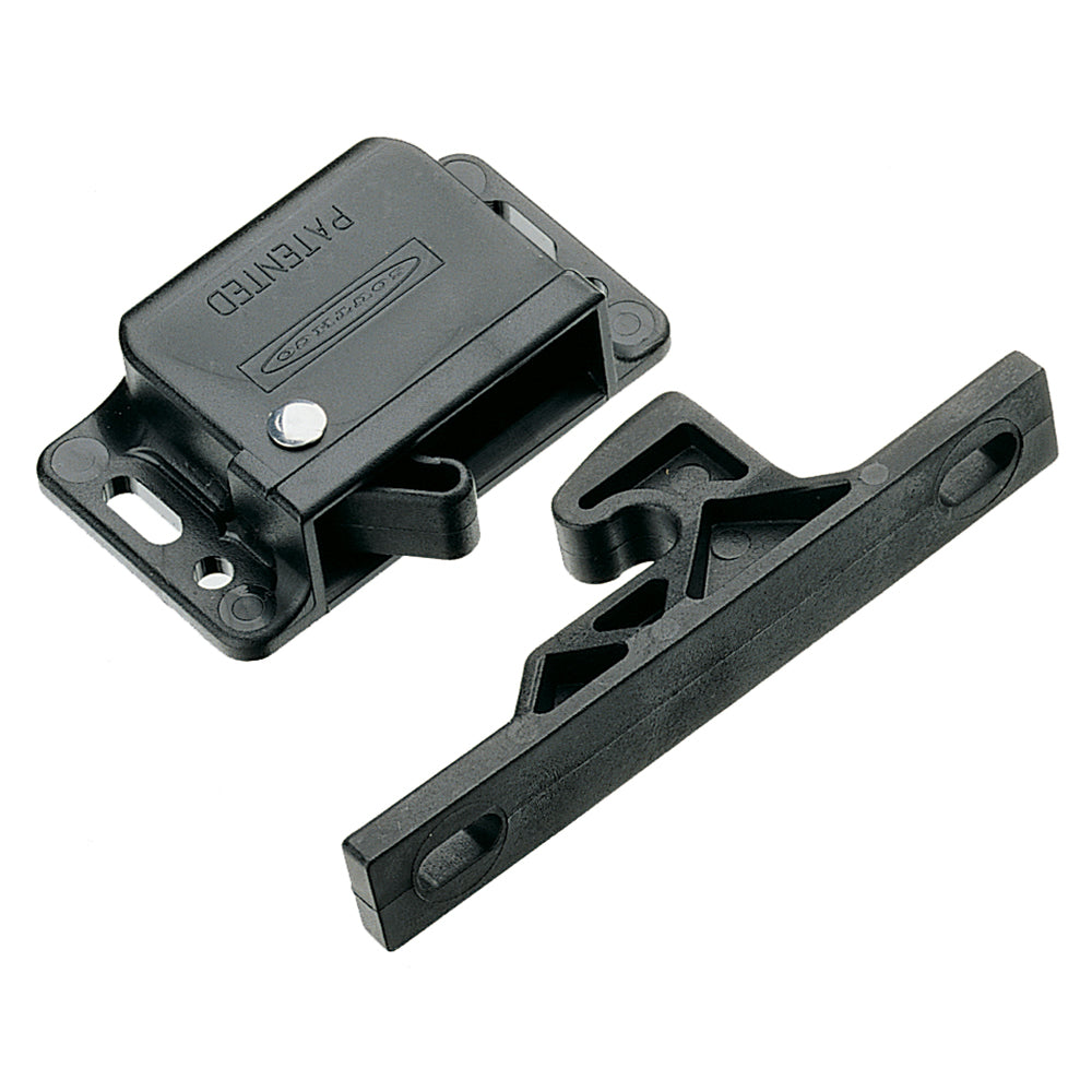 Southco Grabber Catch Latch side mount in black with pull-up force of 44N (10lbf) for secure latching.