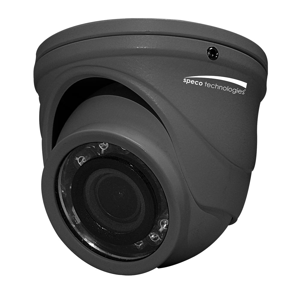 Mini tourelle infrarouge Speco 4 MP HD-TVI avec objectif 2,9 mm - Gris