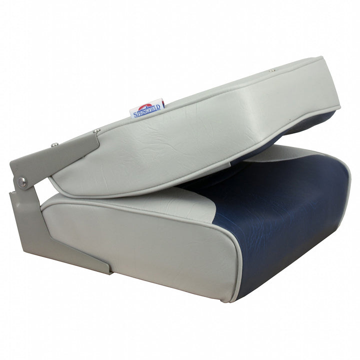 Siège pliant économique multicolore Springfield - Gris/Bleu