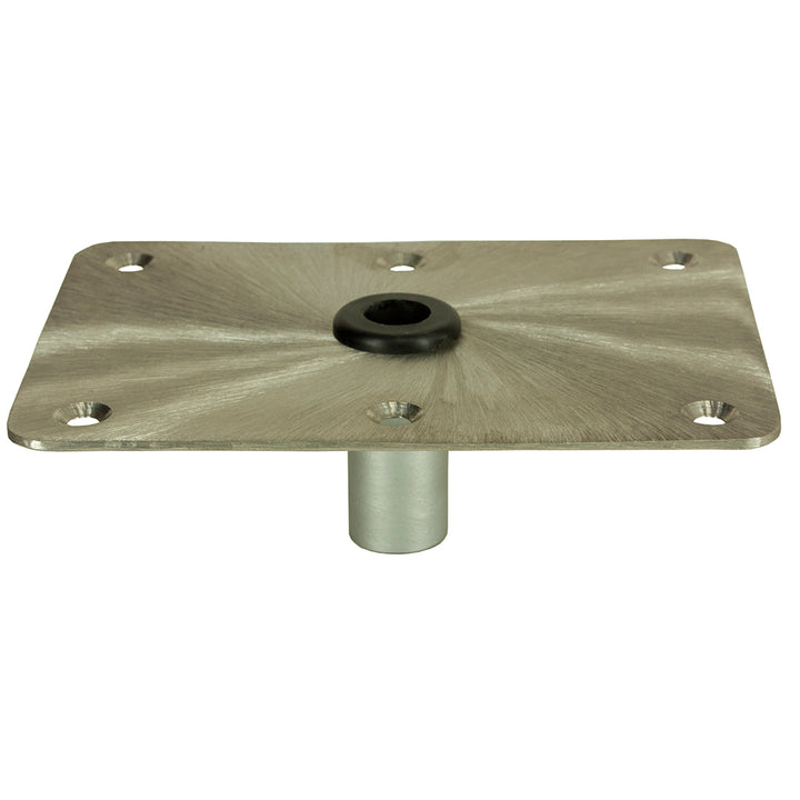 Springfield Marine KingPin 6x8 stainless steel rectangular base seating, standard size, durable marine-grade construction.