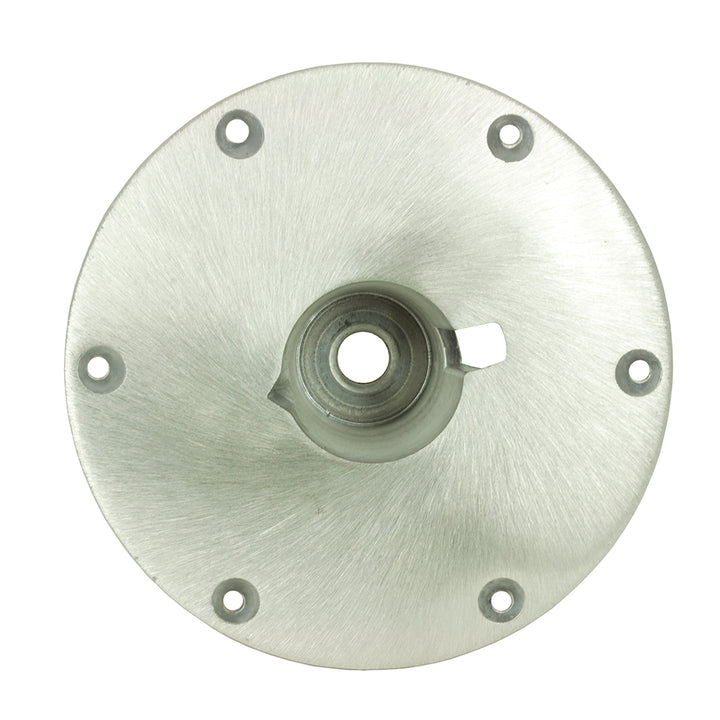 Springfield Marine Taper-Lock 9-inch aluminum round base boat seating with tapered lock for secure installation.