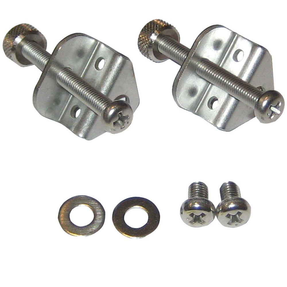 Standard Horizon flush mount accessory for marine radios, shown in a close-up view of the device&