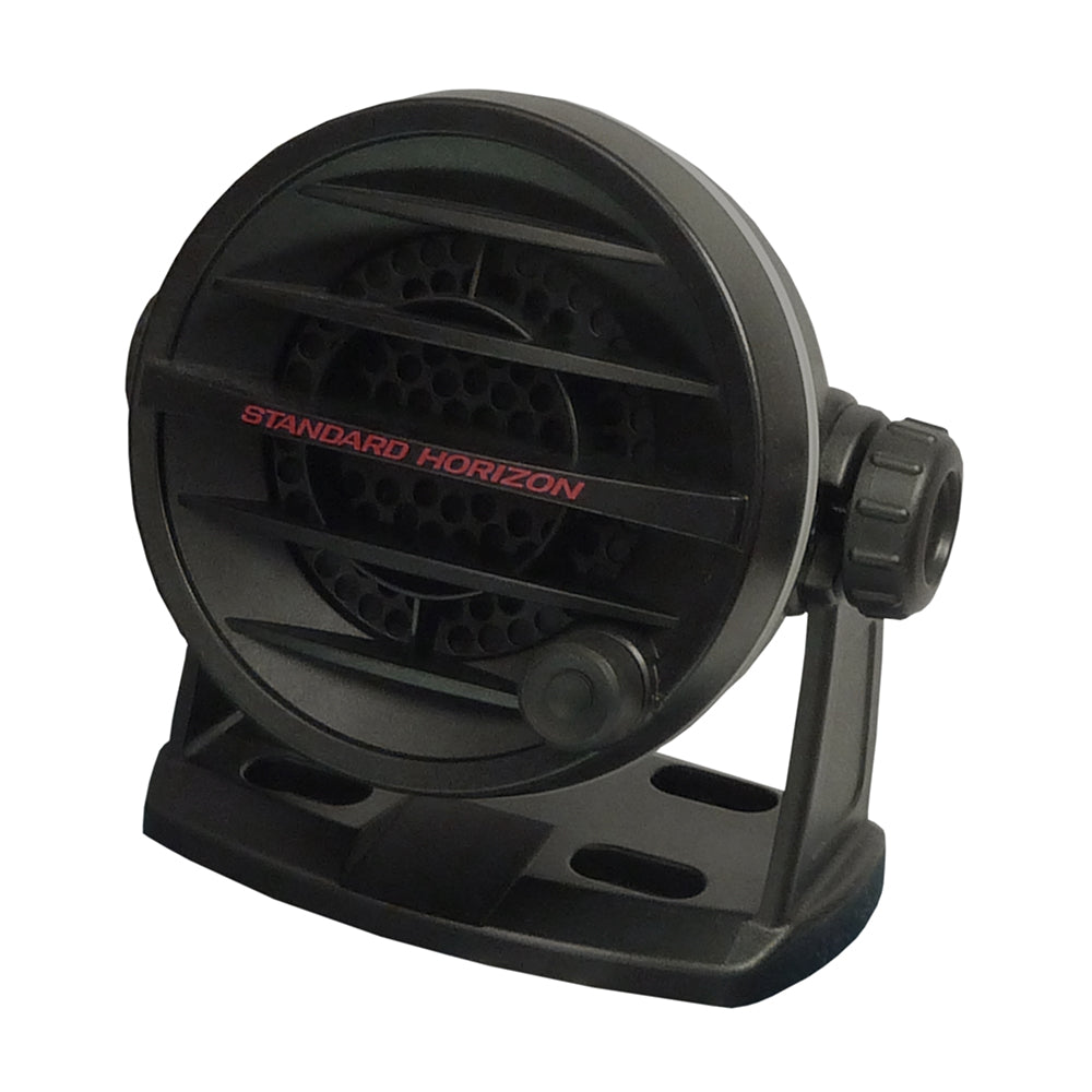 Standard Horizon intercom speaker in black for VLH-3000A loud hailer, accessory with mounting and control features