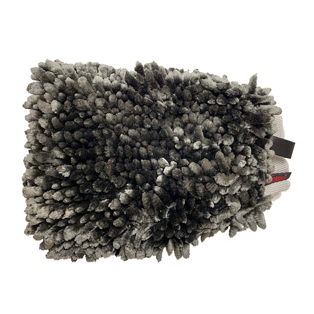 Swobbit Chenille Micro Fiber Cleaning Mitt showing soft, plush microfiber material for gentle cleaning and dust removal.