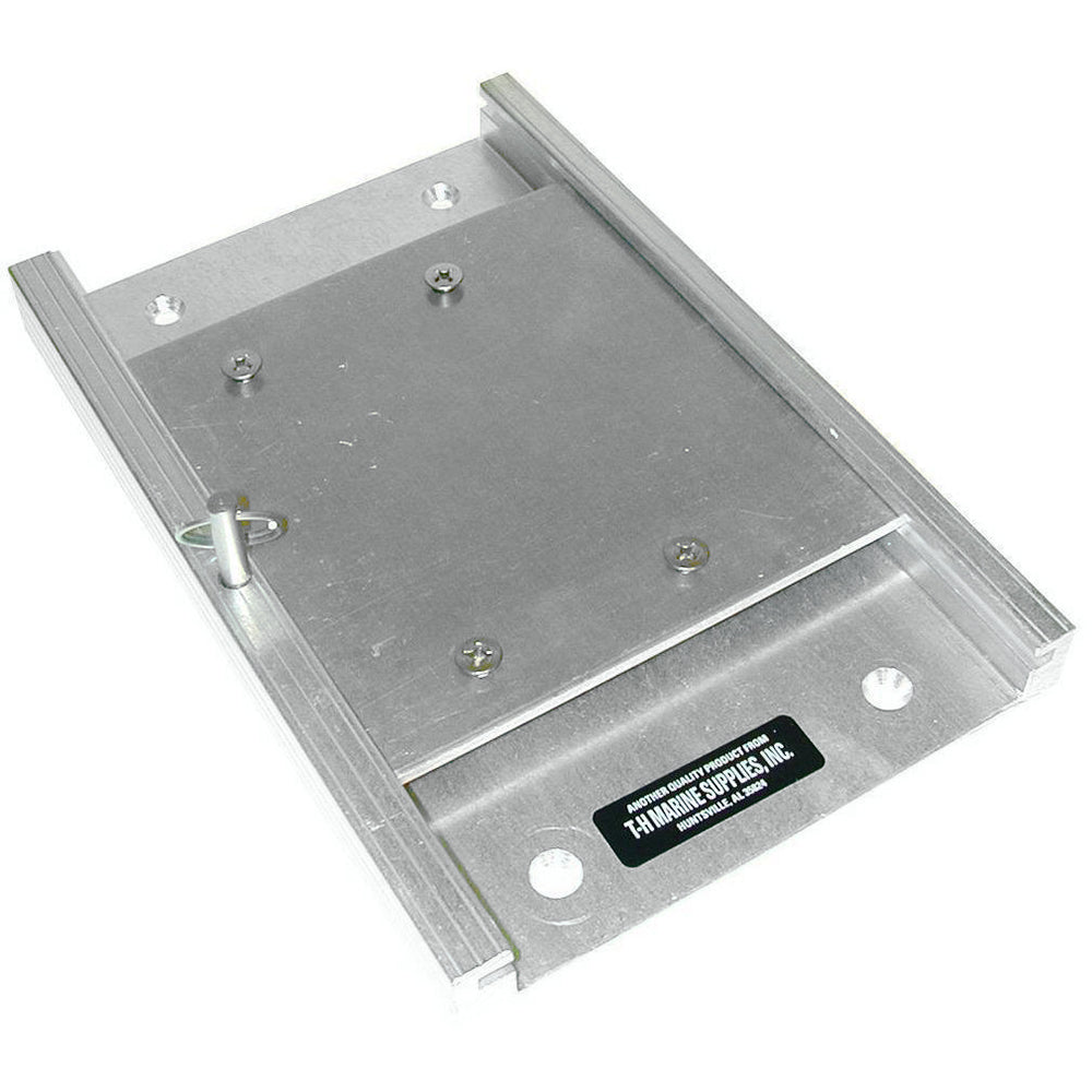 T-H Marine Hot Foot adjustable slide mount, marine accessories for throttle control, black plastic with mounting hardware