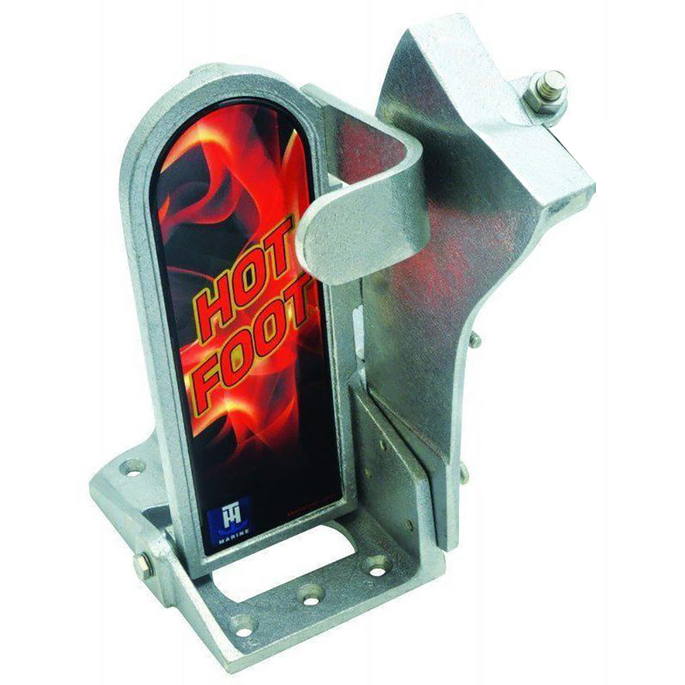 T-H Marine HOT FOOT Pro top load foot throttle for Chrysler and Yamaha boat engines, engine control accessory.