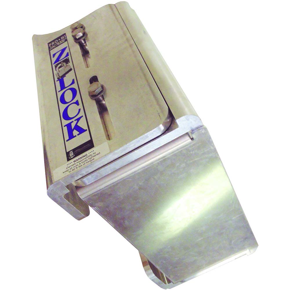T-H Marine 10-inch Hole Shot Plate for Z-Lock Jack Plate, durable boat engine accessory, shown installed on a marine outboard.