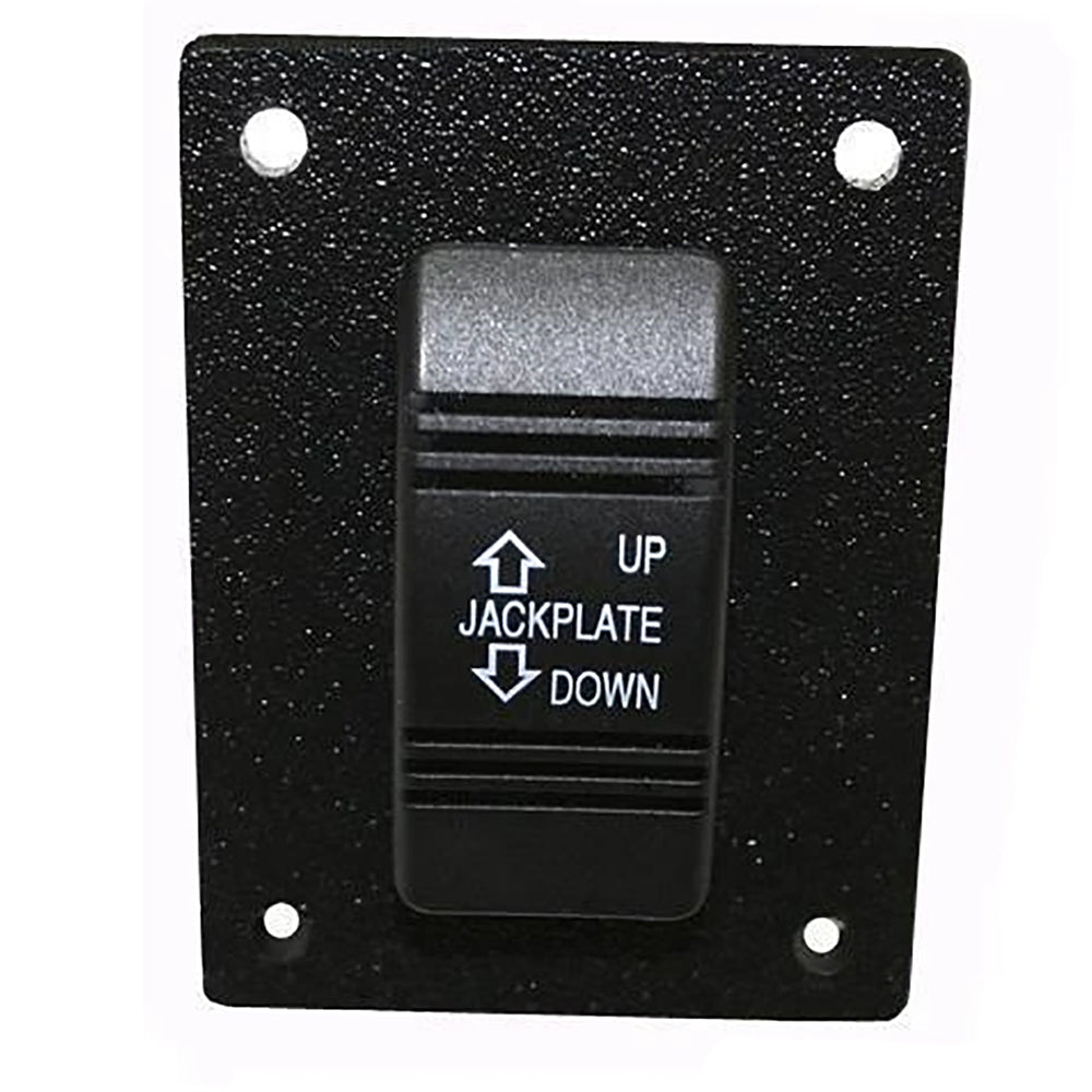 T-H Marine ATLAS Jack Plate Replacement Rocker Switch for boat jack plates, with black plastic housing and switch lever.