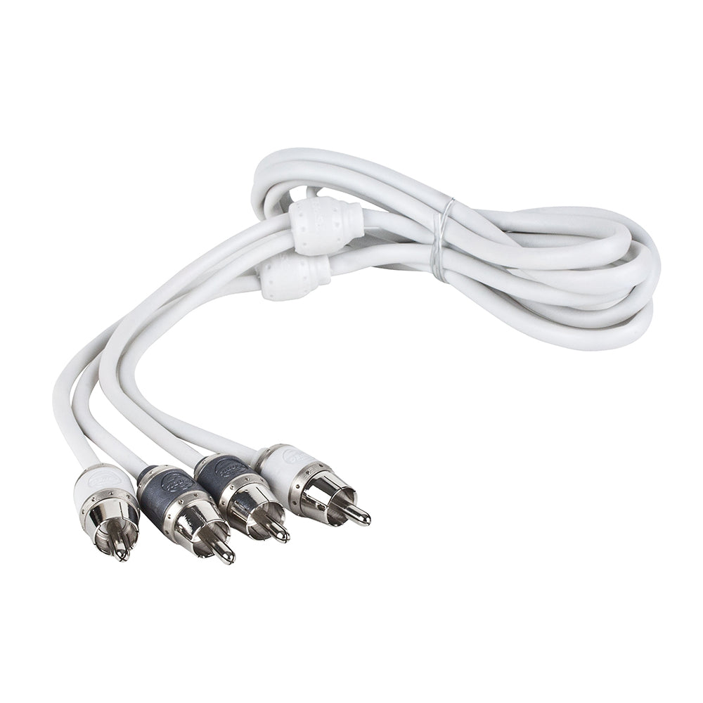 T-Spec V10 Series RCA Audio Cable for 2-channel stereo, 6-foot length, with gold-plated connectors and flexible black cable.