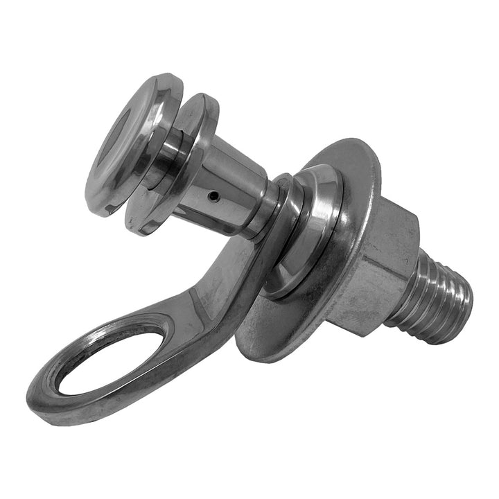 TACO Marine Quick Release Fender Lock Kit for boat fenders, black plastic and metal components, easy-to-use fender accessory.