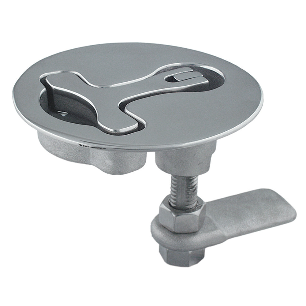Poignée de levage TACO Latch-tite - Ronde de 7,6 cm - Acier inoxydable