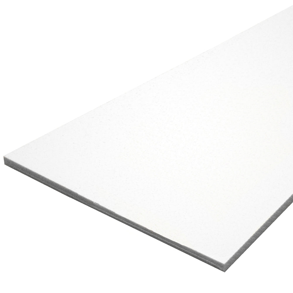TACO Marine White Starboard marine lumber, 24 x 27 inches, 1/4 inch thick, durable plastic board for boat applications