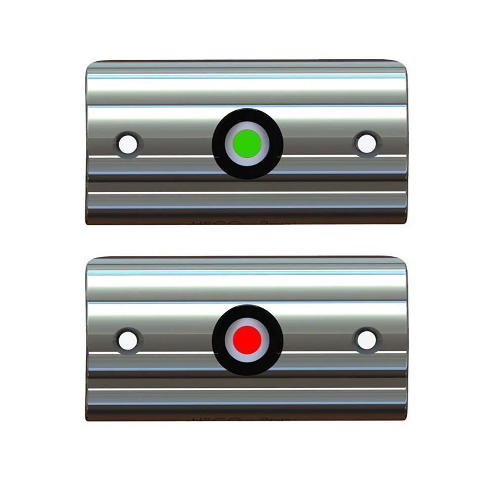 TACO Marine Rub Rail Mounted Navigation Lights for boats up to 30 feet, includes port and starboard lights on a boat.