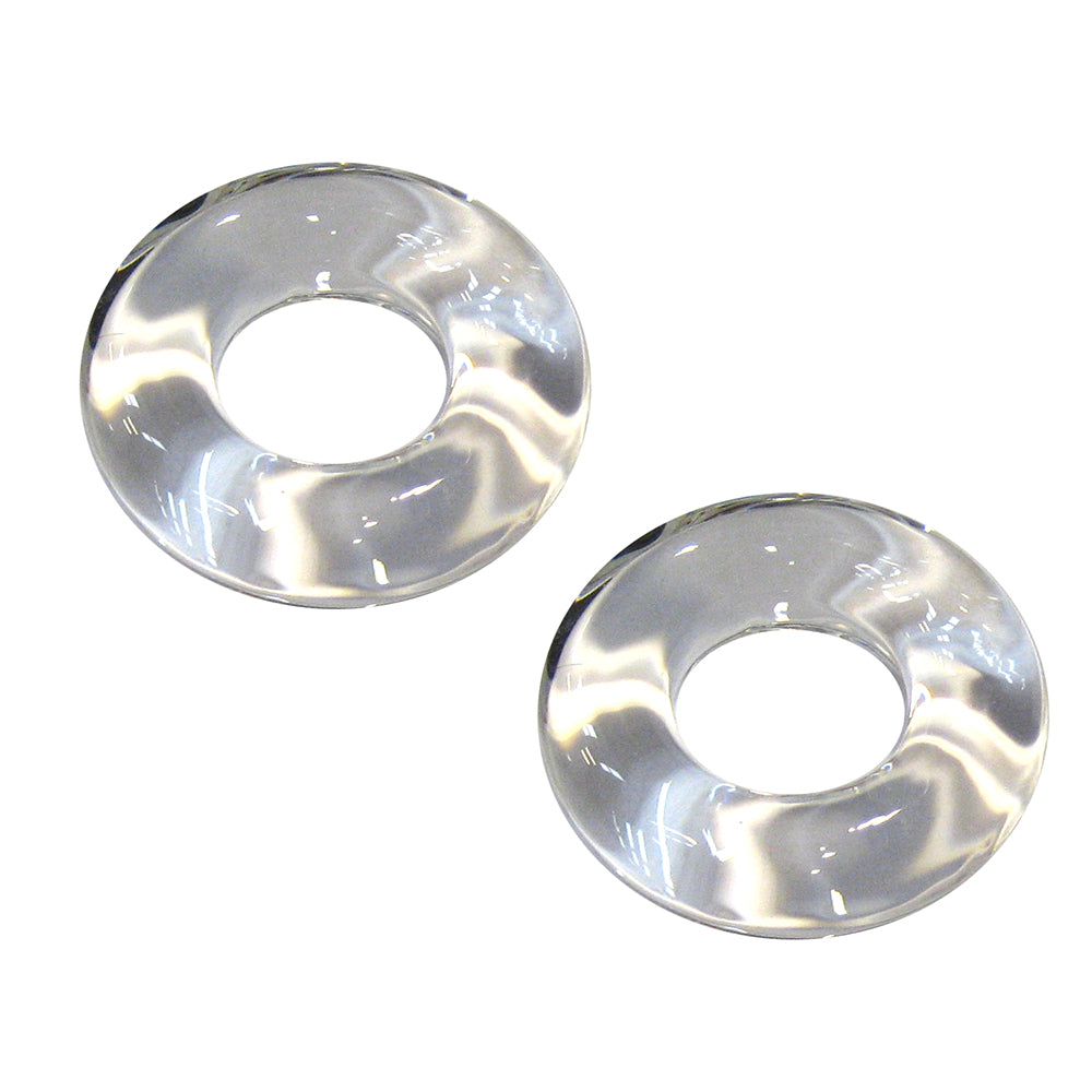 Pair of TACO Marine Outrigger Glass Rings, durable outrigger accessories for marine boat outriggers.