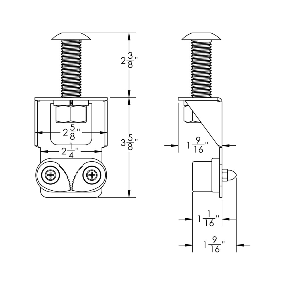 TACO Marine Outrigger Line Tensioner for outrigger accessories, showing the tensioning device mounted on a boat outrigger setup.
