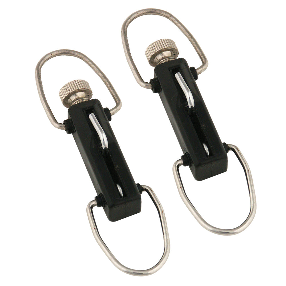 Pair of Taco Marine Taco Premium Outrigger Release Clips, durable outrigger accessories for boat outrigger setups.