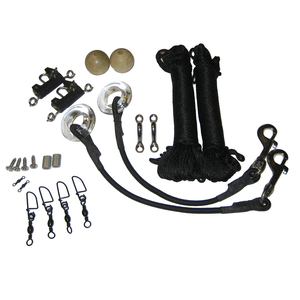 TACO Marine TACO Standard Rigging Kit for outrigger accessories, featuring durable components for boat rigging.
