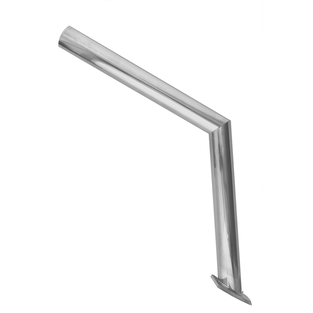 Stainless steel TACO Marine table pedestal column for boat surfaces, durable and corrosion-resistant for marine use.