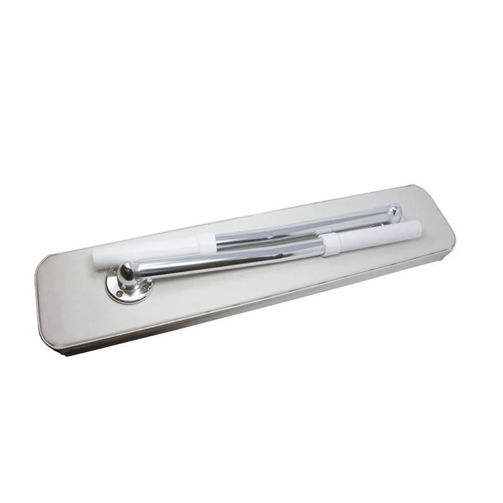 TACO Marine Universal Leaning Post Backrest for boat seating, with cushioned support and adjustable features