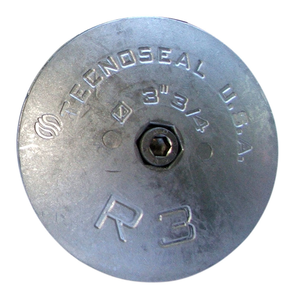 Tecnoseal R3MG Magnesium Rudder Anode, 3-3/4 inch diameter, marine corrosion protection for boat rudders
