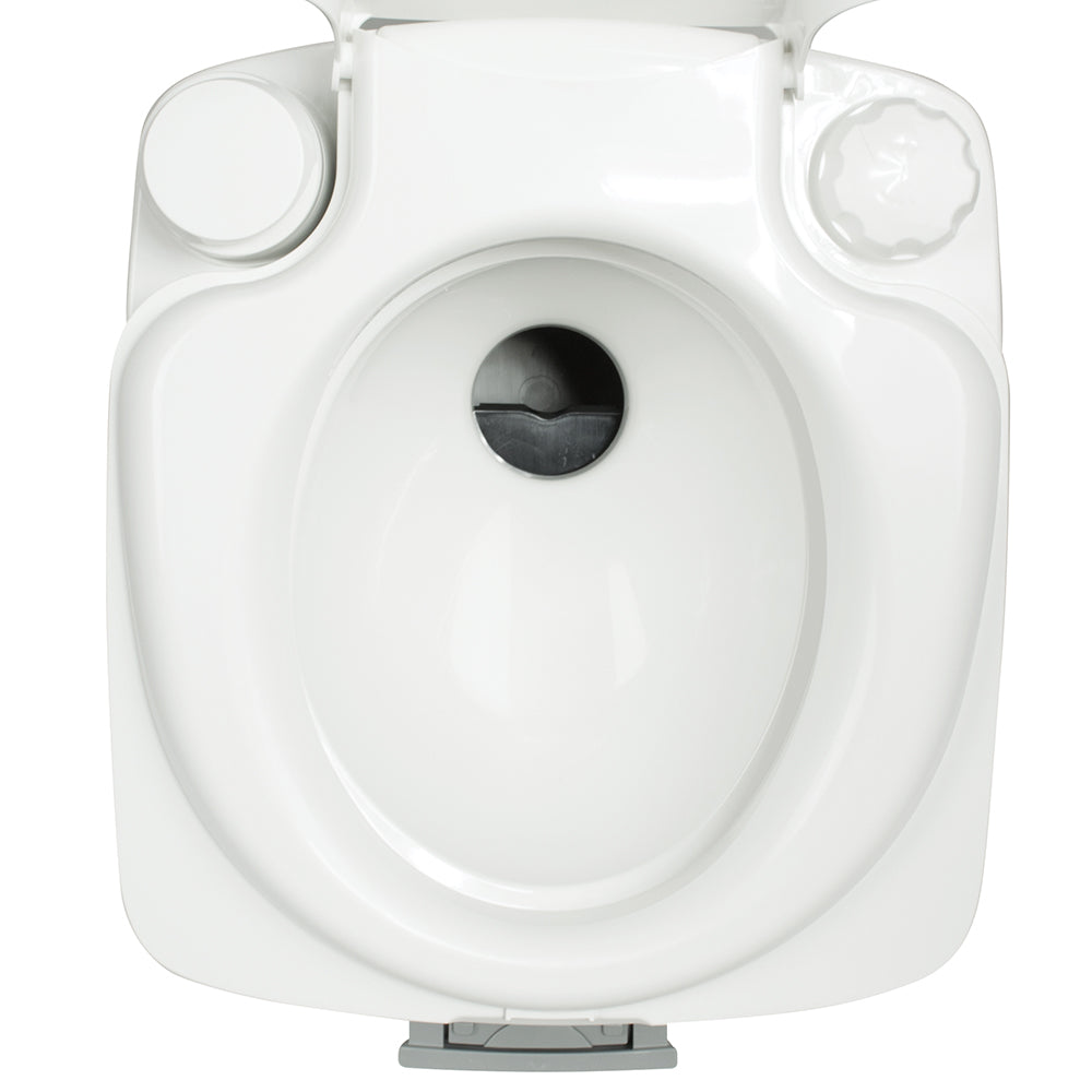 Thetford Marine Porta Potti 135 portable toilet with hold-down kit, lightweight marine toilet for boats and marine use.