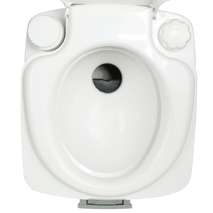 Thetford Marine Porta Potti 135 portable toilet with hold-down kit, lightweight marine toilet for boats and marine use.