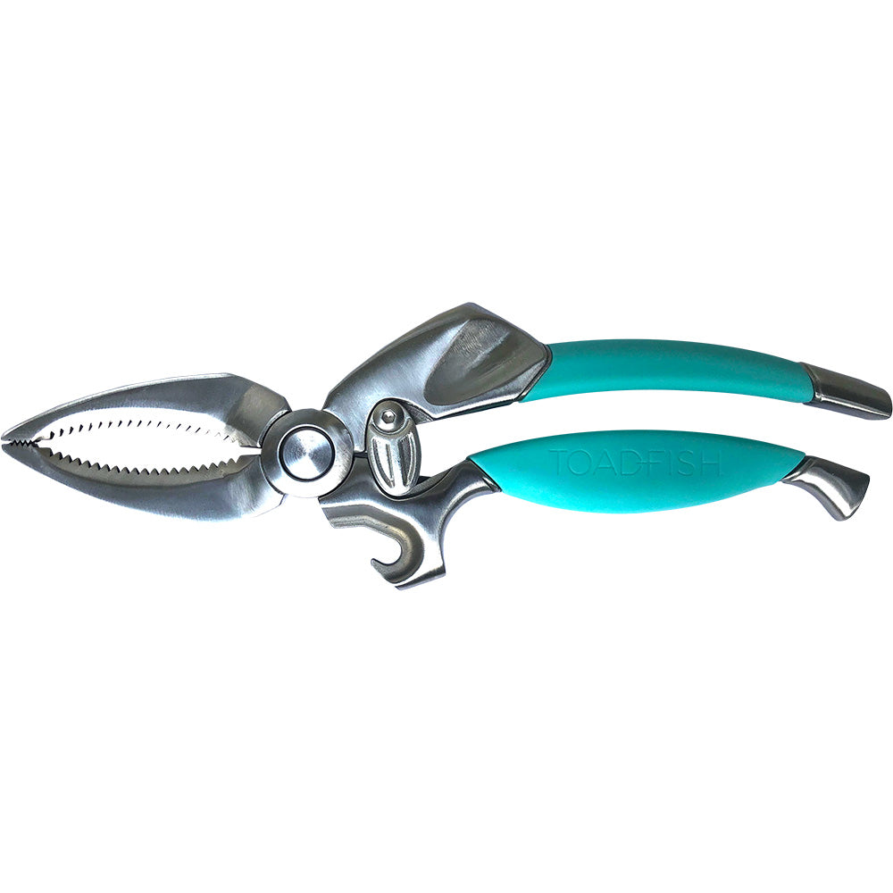 Toadfish Crab Claw Cutter for deck or galley use, stainless steel tool with ergonomic handle for easy crab claw removal.