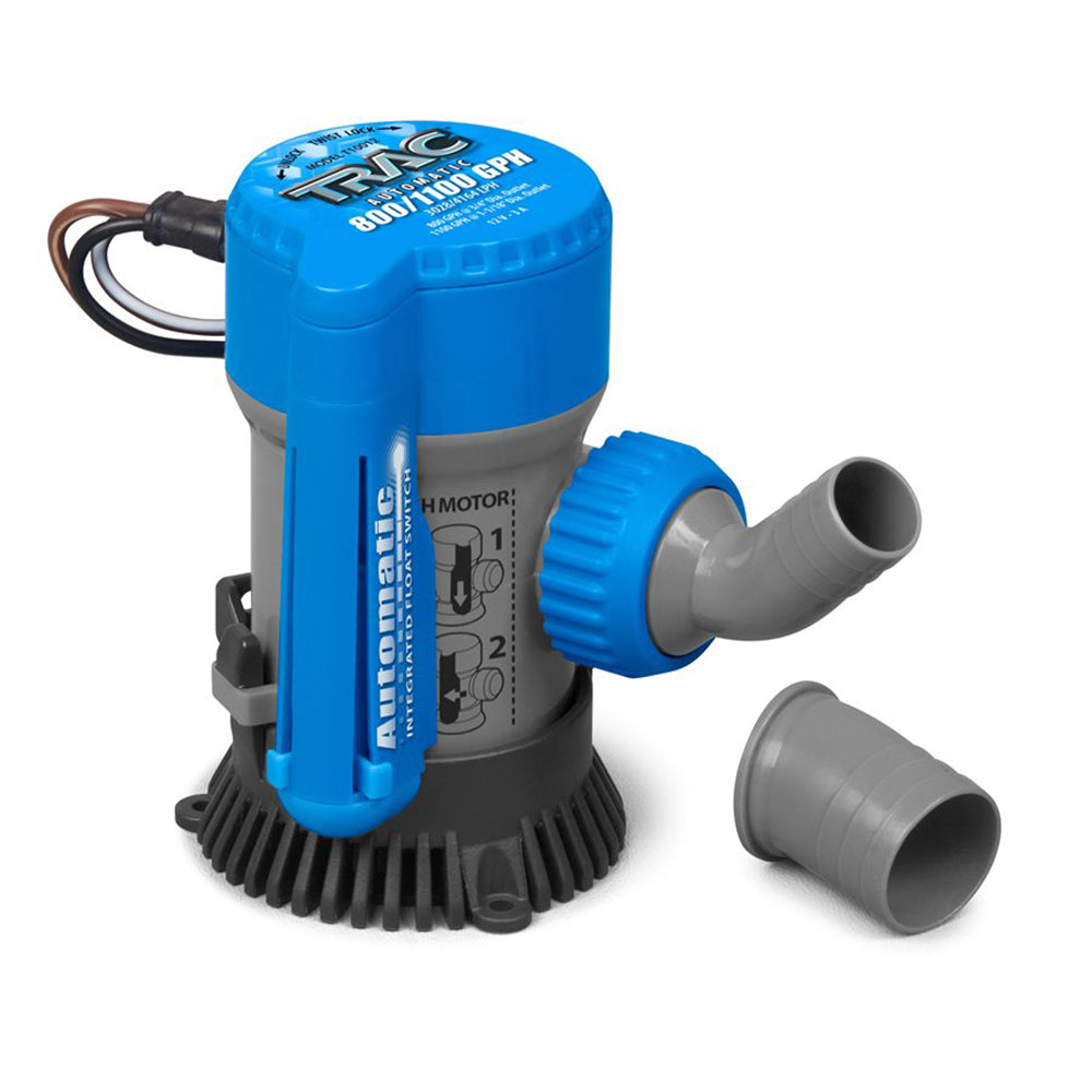 Pompe de cale TRAC Outdoors - 800/1 100 GPH - Automatique
